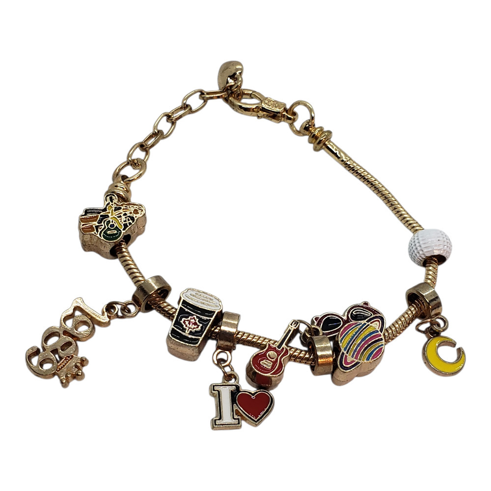 Taylor Swift 1989 Charm Bracelet Loaded Swifties Era Tour Charm Beads Gift